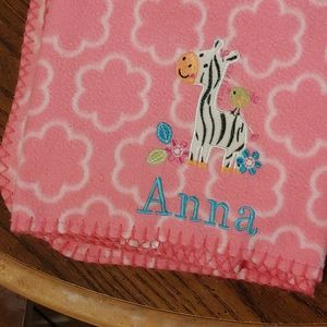 Personalized Baby Blanket - "Anna"